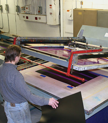 ICM Silk Screening Department